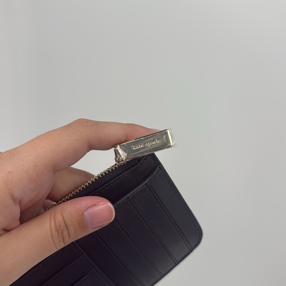 Kate Spade Flower Floral Large Slim Card Holder Blazer Blue Multi Wallet NEW - Picture 4 of 7